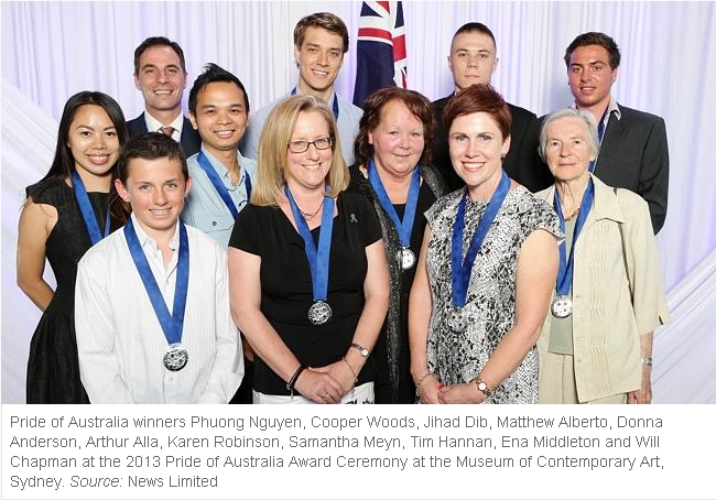 PeoplePledge Co-founders at Pride of Australia Medal Ceremony