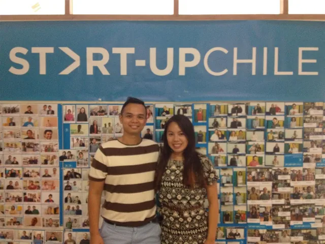 Matthew and Phuong at Start-Up Chile